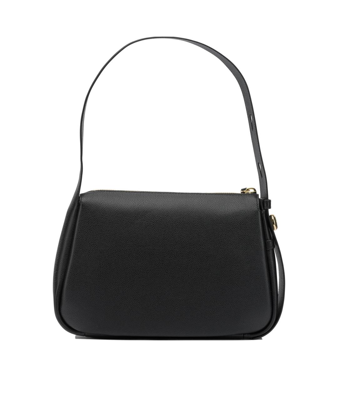 TORY BURCH Черная кожаная сумка через плечо, фото 3