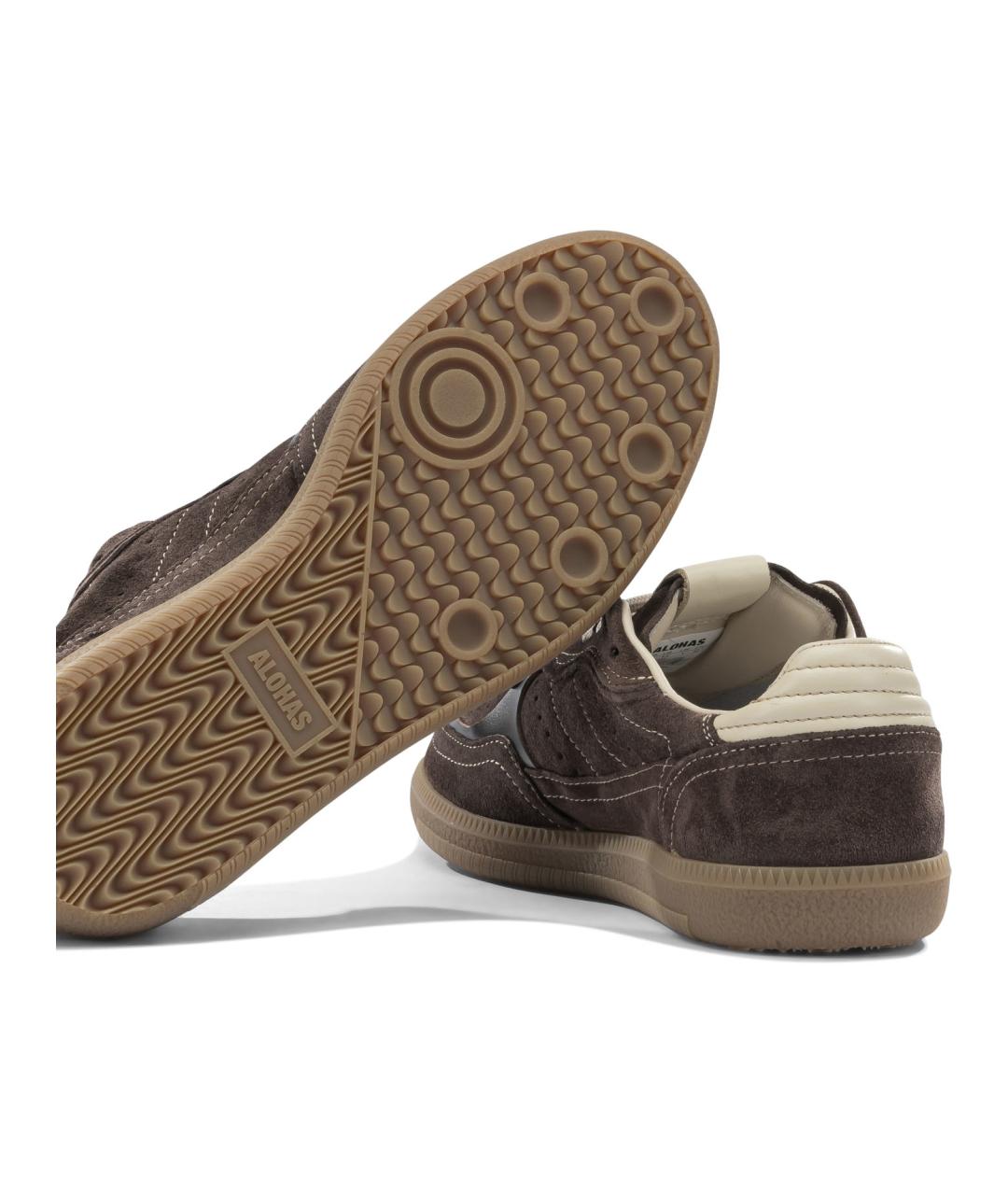 ALOHAS Коричневые замшевые кеды, фото 5