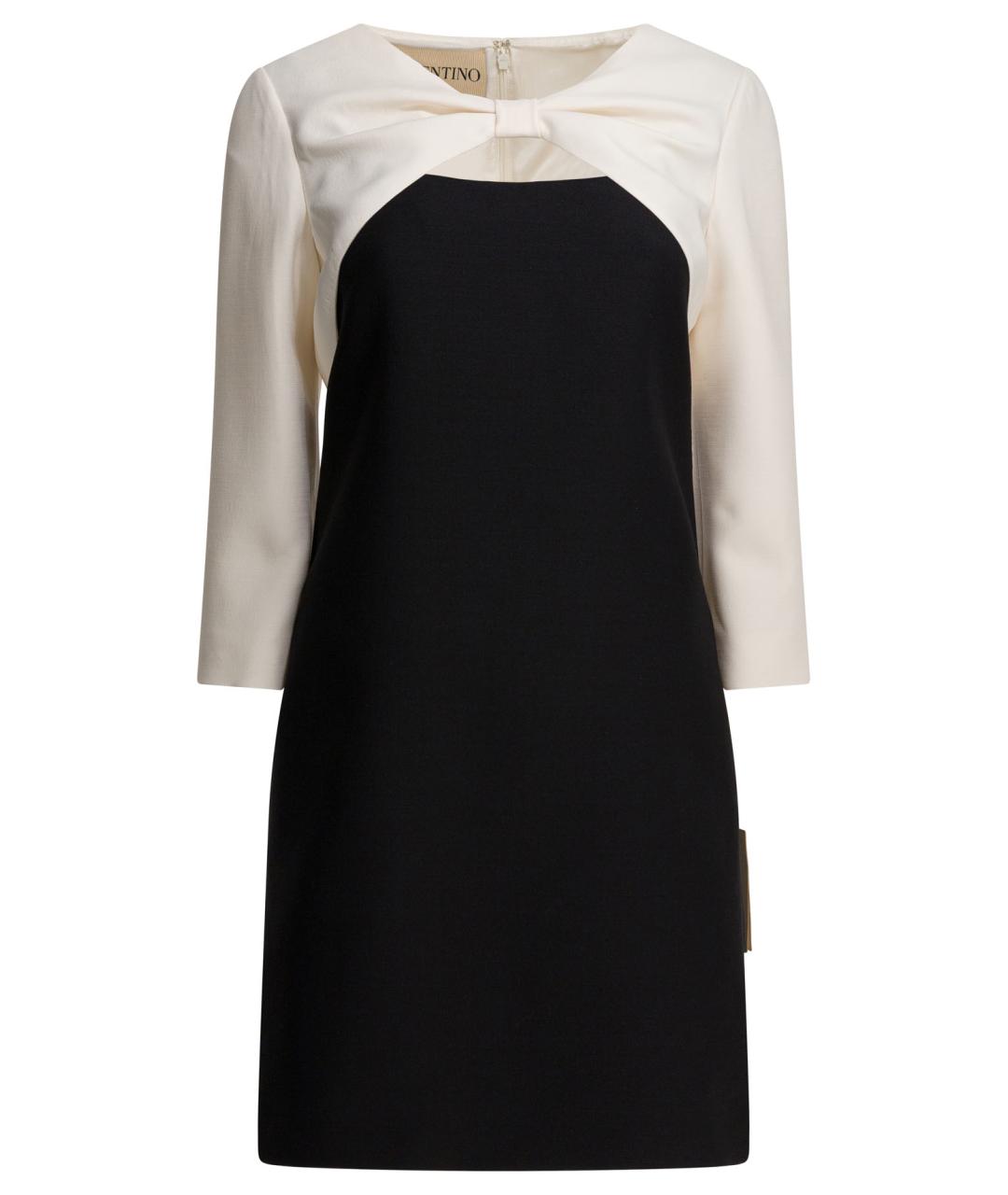 VALENTINO Мульти креповое коктейльное платье, фото 1