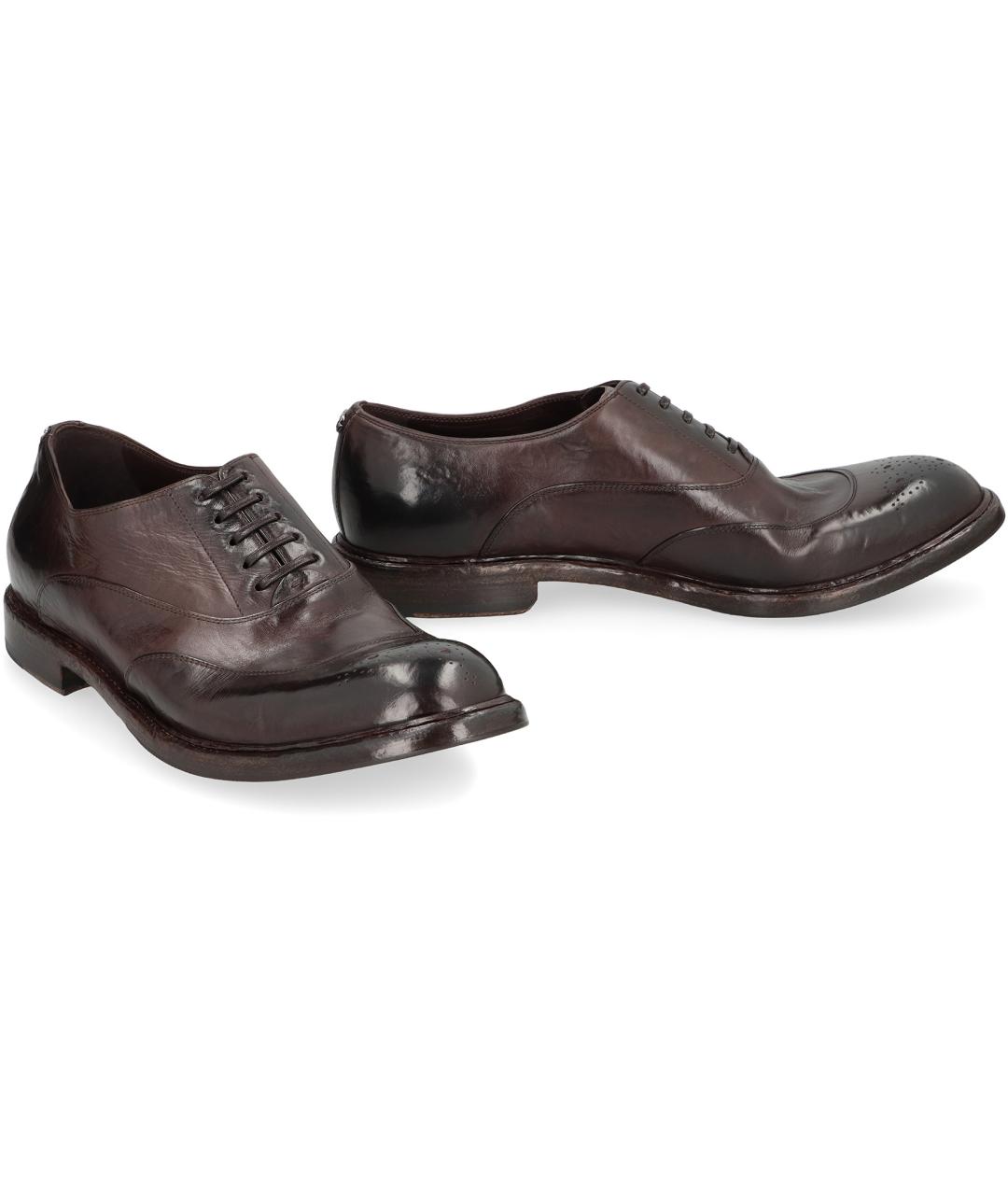 DOLCE&GABBANA Мульти кожаные туфли, фото 3