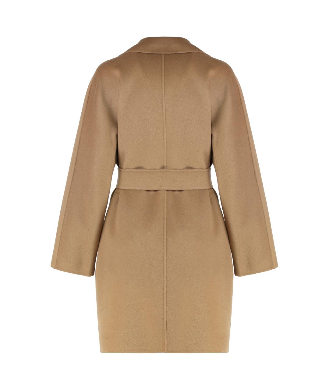 MAX MARA STUDIO Бежевое кашемировое пальто, фото 2