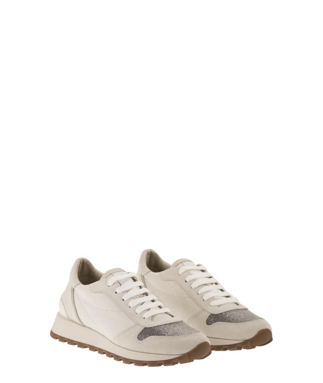 BRUNELLO CUCINELLI Мульти кожаные кроссовки, фото 4