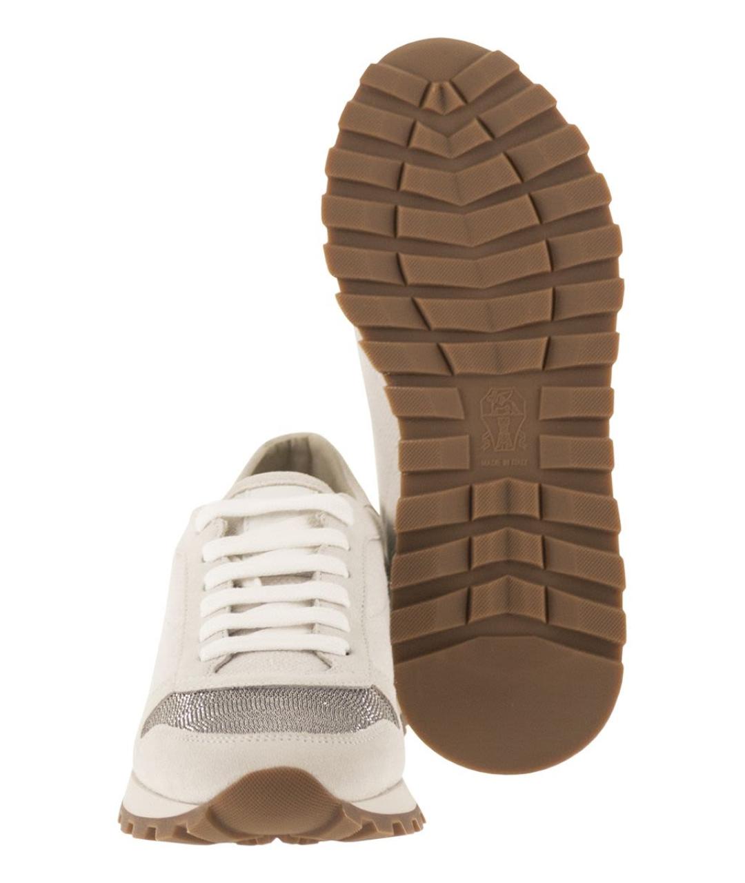 BRUNELLO CUCINELLI Мульти кожаные кроссовки, фото 5