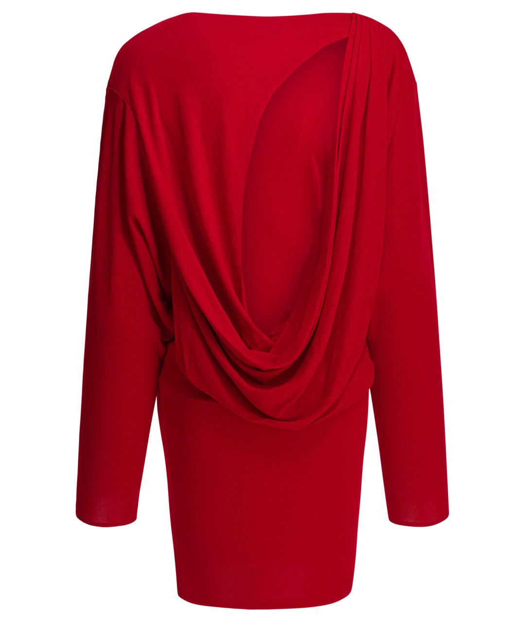 JACQUEMUS Красное вискозное платье, фото 2