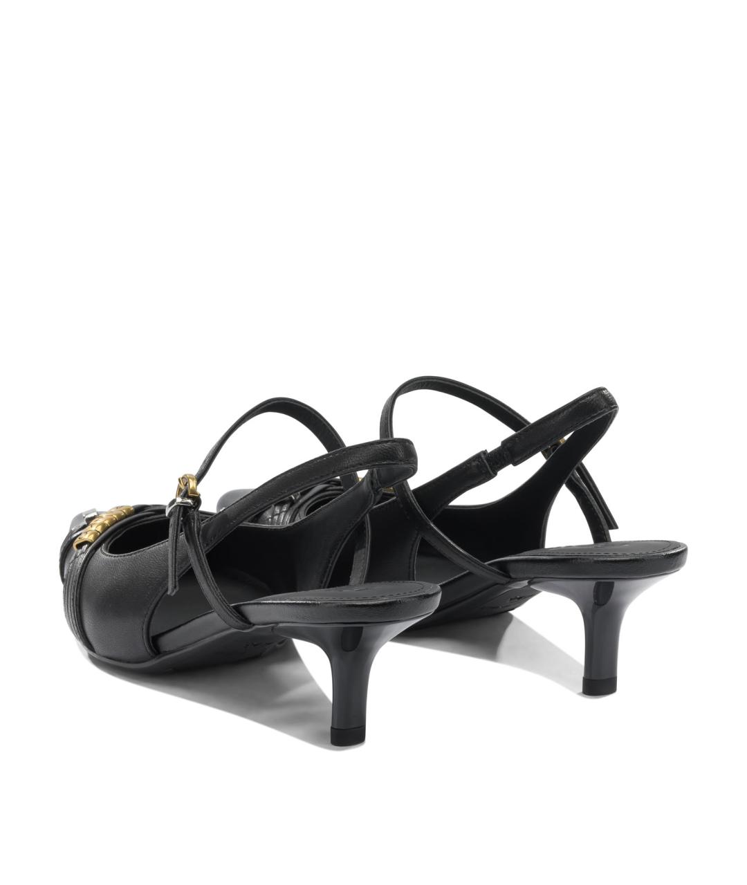 PINKO Черные кожаные туфли, фото 4