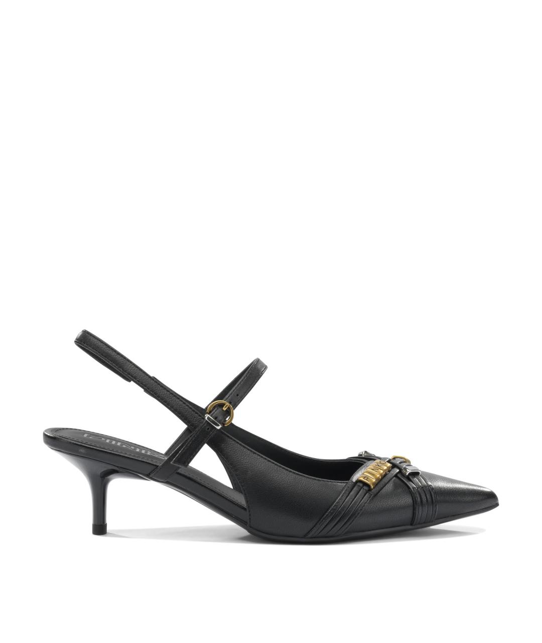 PINKO Черные кожаные туфли, фото 1