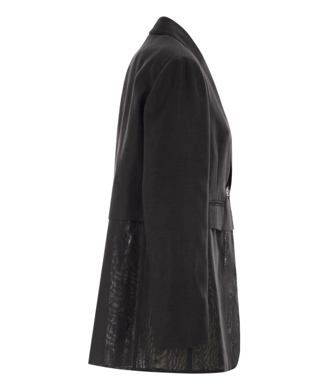 BRUNELLO CUCINELLI Черный вискозный жакет/пиджак, фото 3