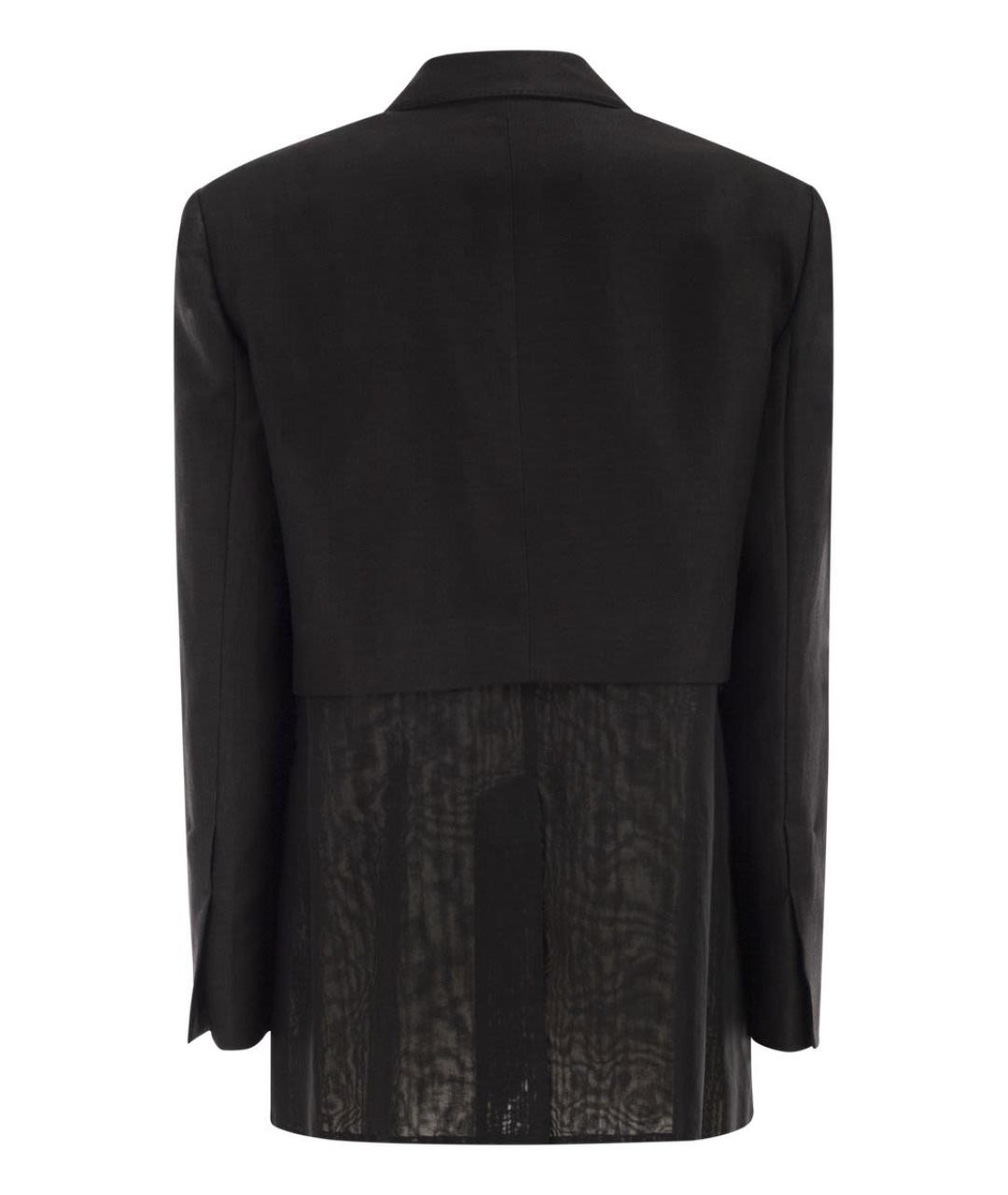 BRUNELLO CUCINELLI Черный вискозный жакет/пиджак, фото 2