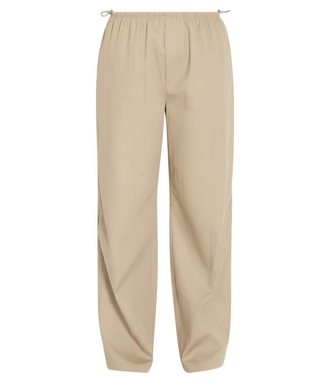 ALEXANDER WANG Бежевые прямые брюки, фото 1