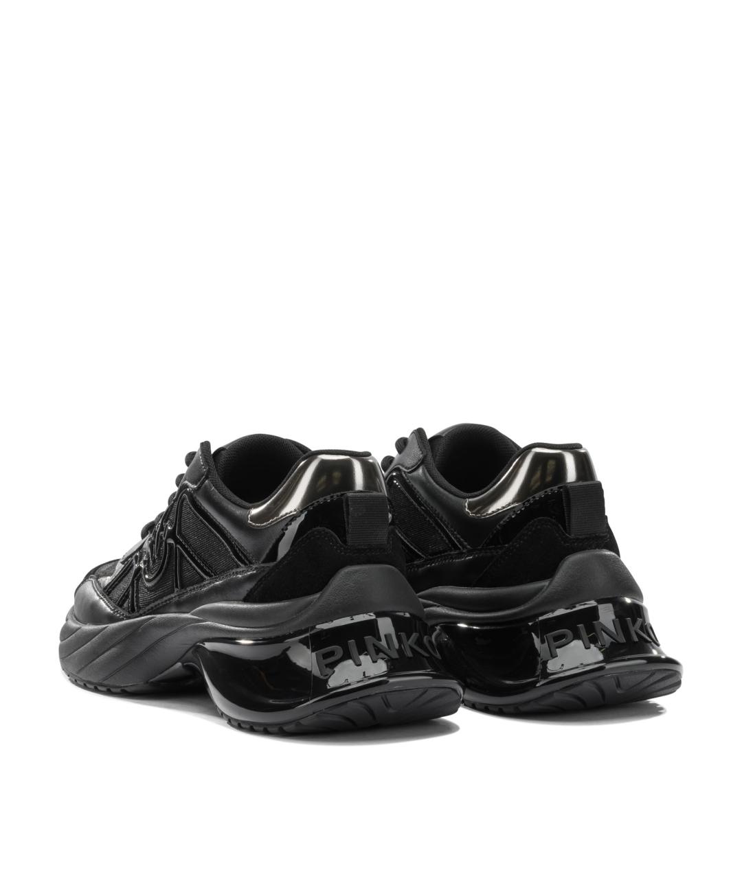 PINKO Черные текстильные кроссовки, фото 4
