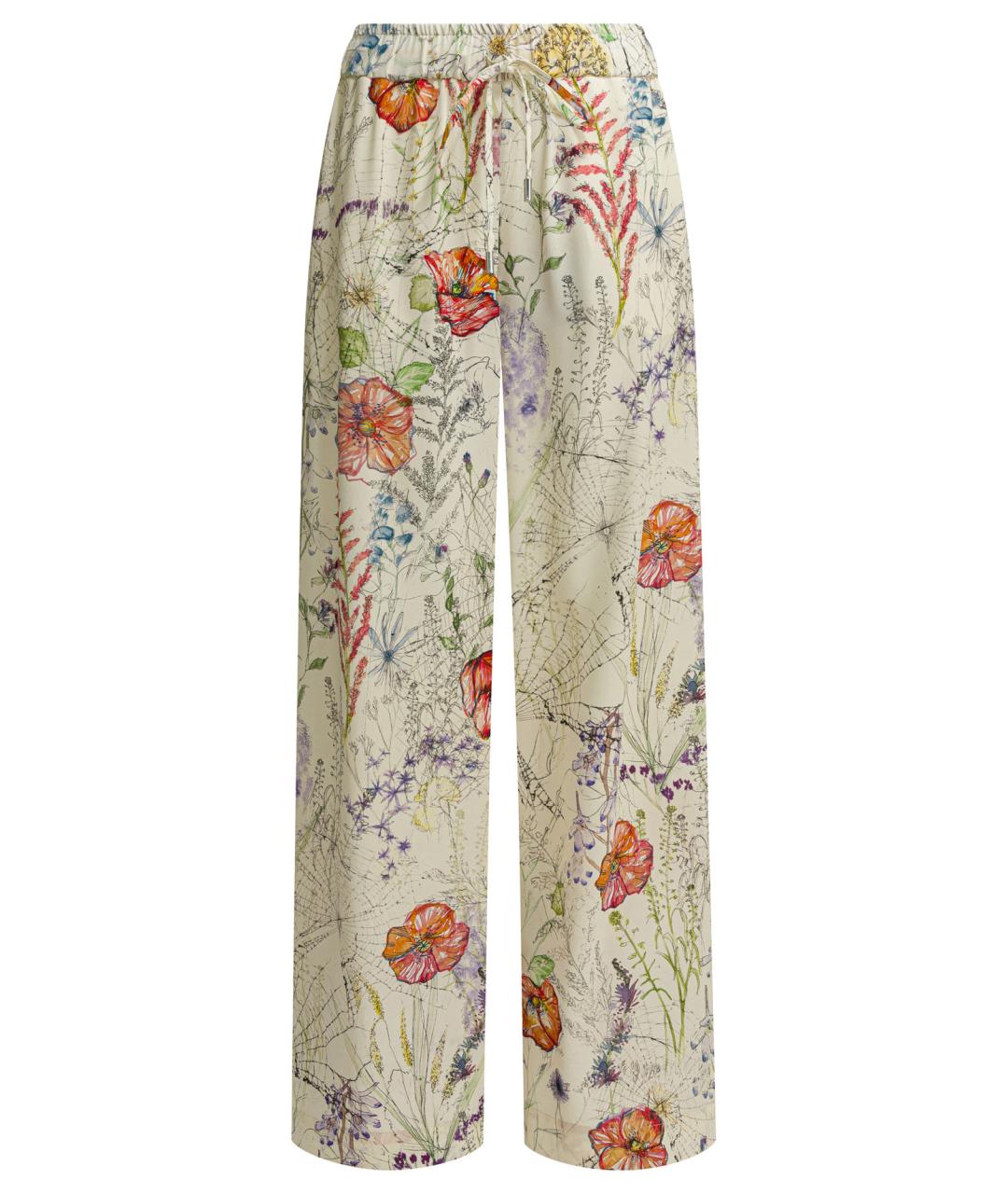 ALEXANDER MCQUEEN Мульти вискозные прямые брюки, фото 1