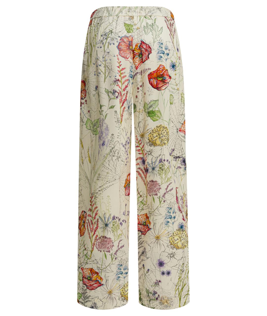 ALEXANDER MCQUEEN Мульти вискозные прямые брюки, фото 2