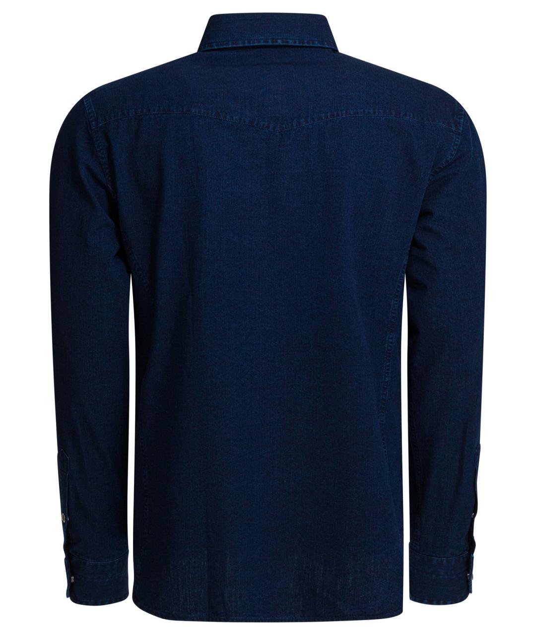 TOM FORD Синяя хлопковая кэжуал рубашка, фото 2