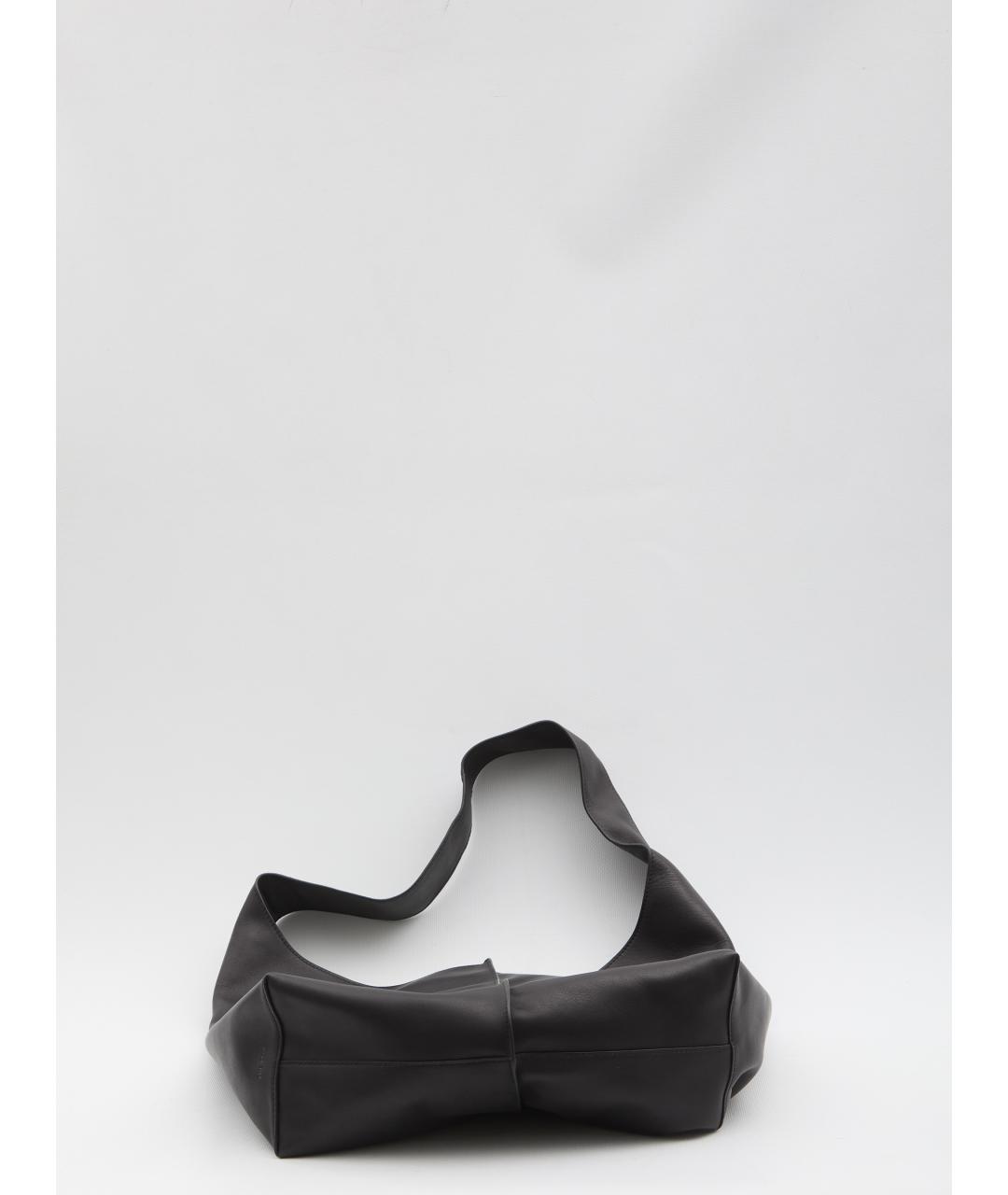 THE ROW Черная кожаная сумка тоут, фото 3