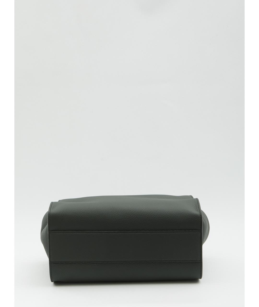 THE ROW Зеленая кожаная сумка тоут, фото 3