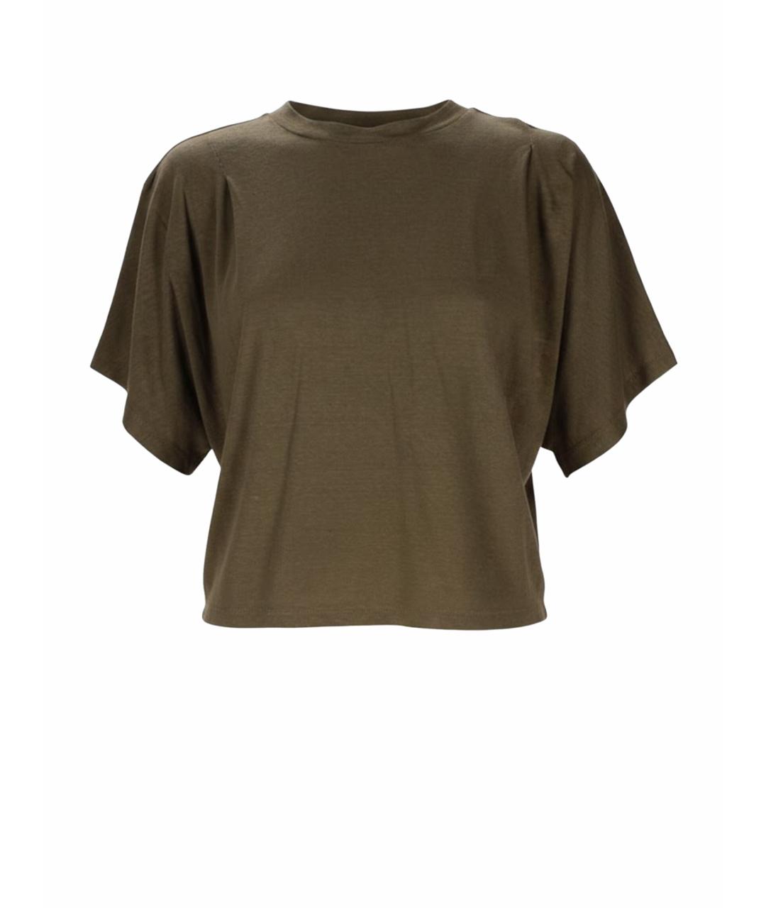 ISABEL MARANT Коричневая футболка, фото 1