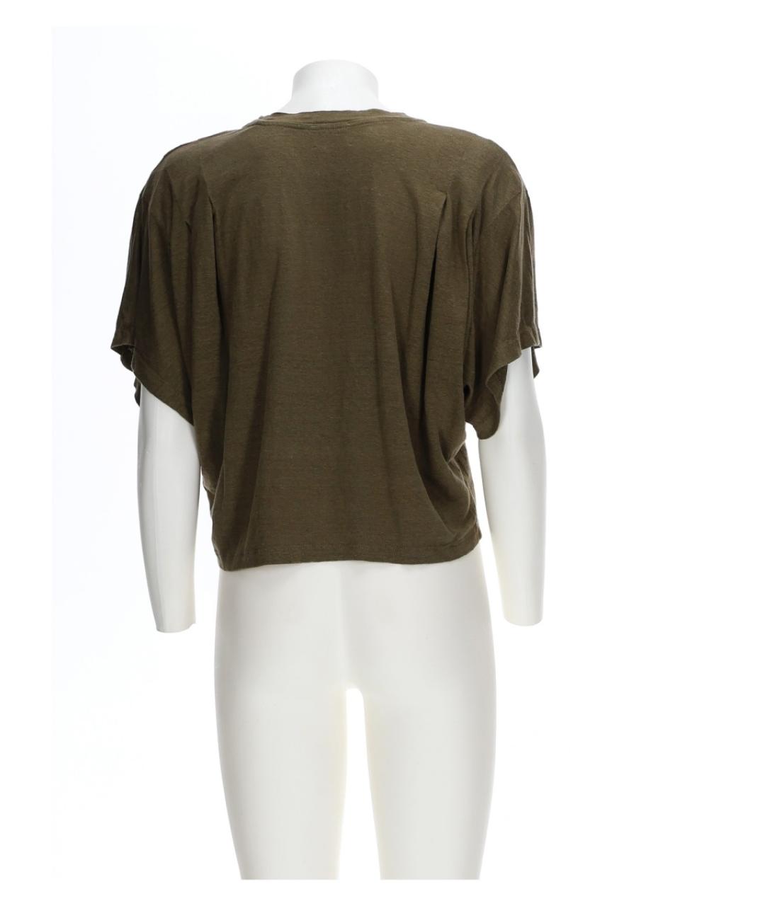 ISABEL MARANT Коричневая футболка, фото 2