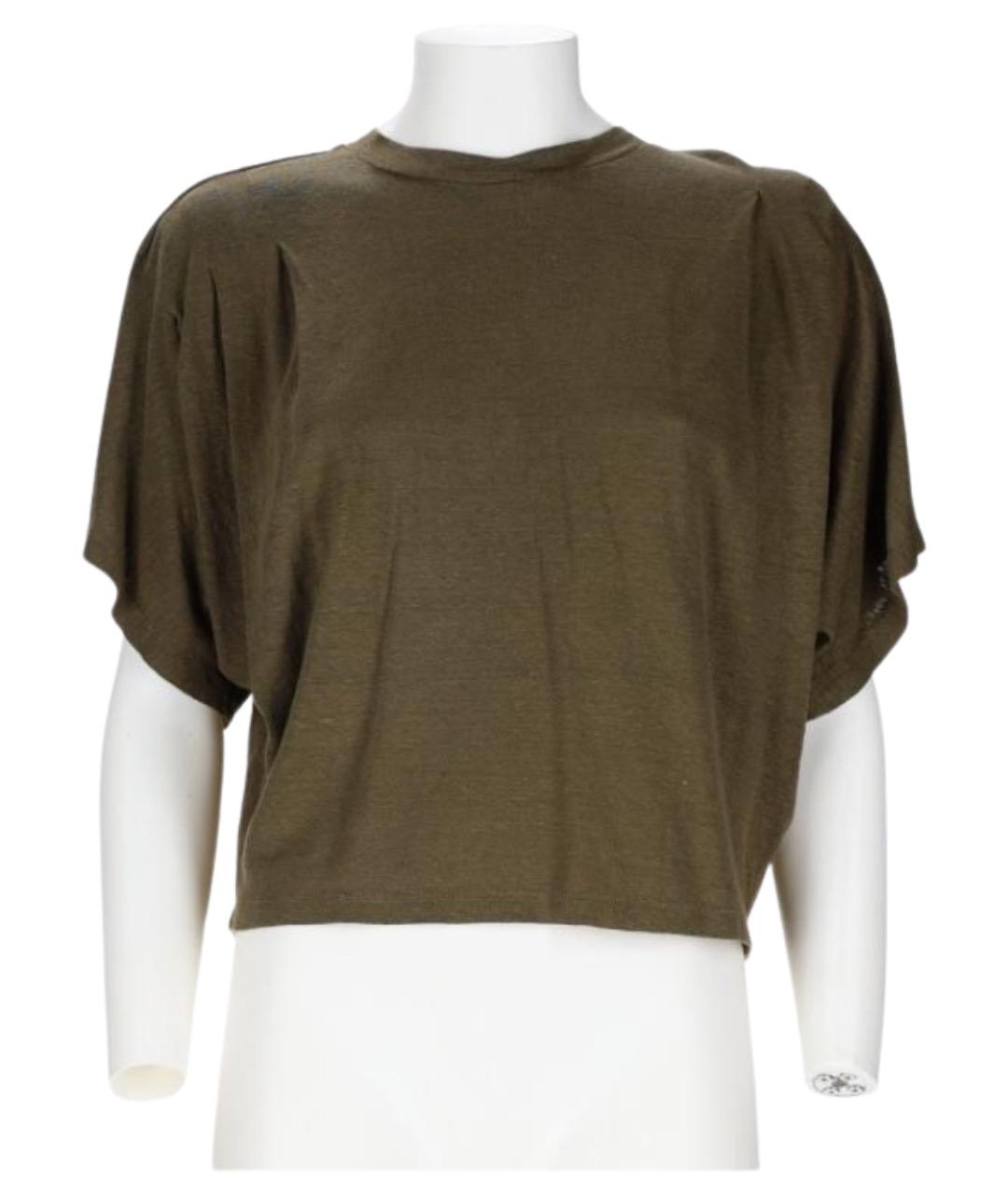 ISABEL MARANT Коричневая футболка, фото 3