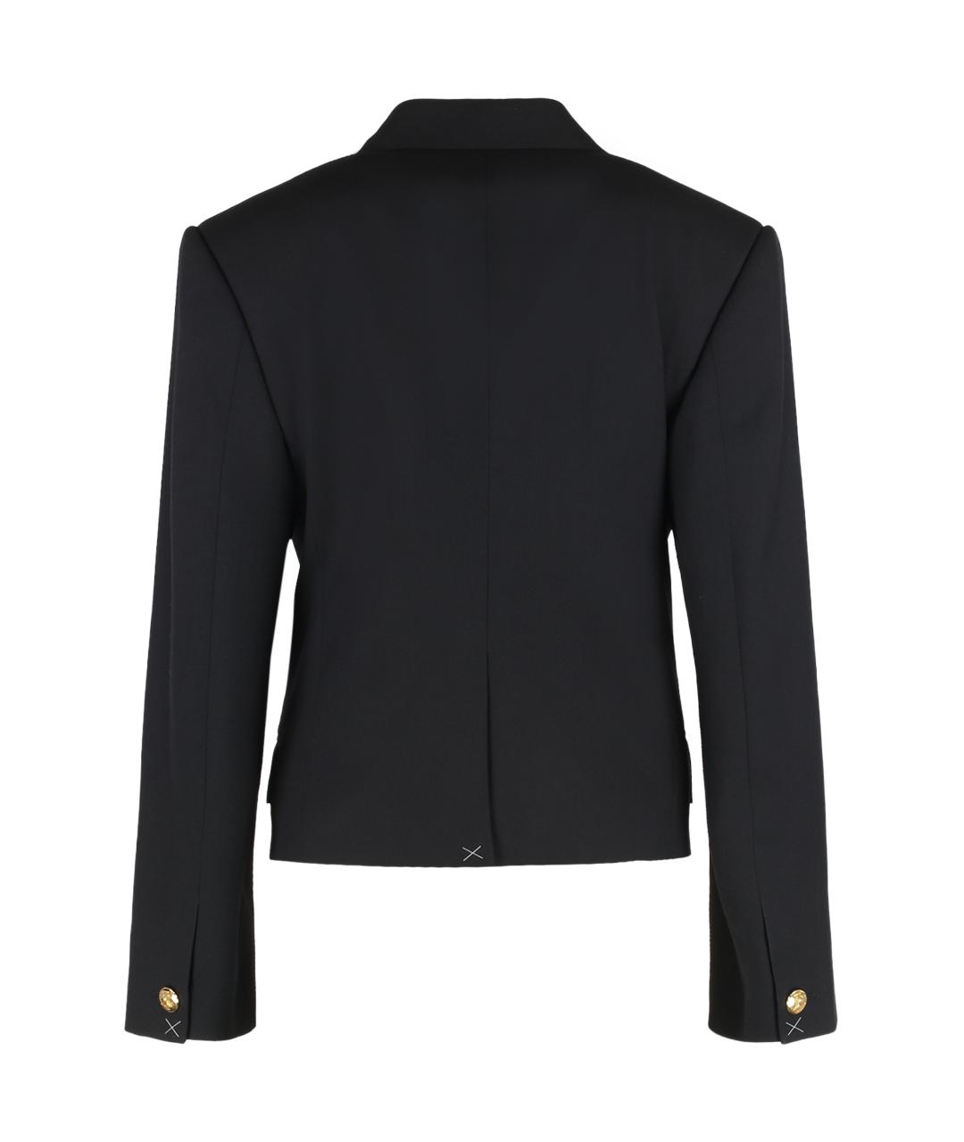 CELINE Черный шерстяной жакет/пиджак, фото 2