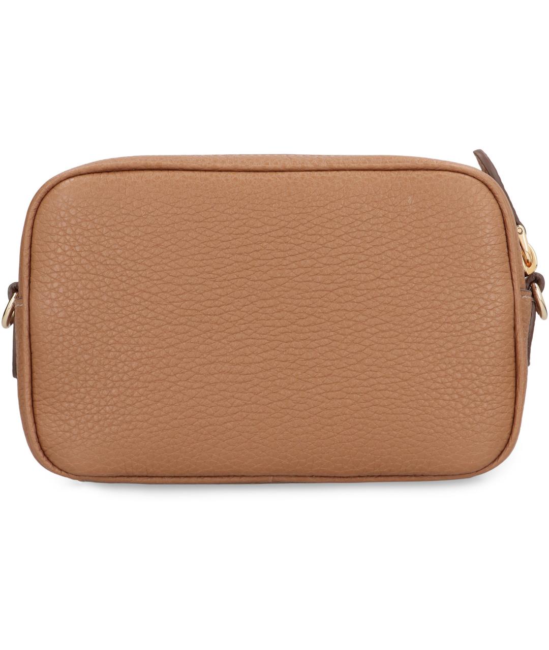 PRADA Бежевая кожаная сумка через плечо, фото 4