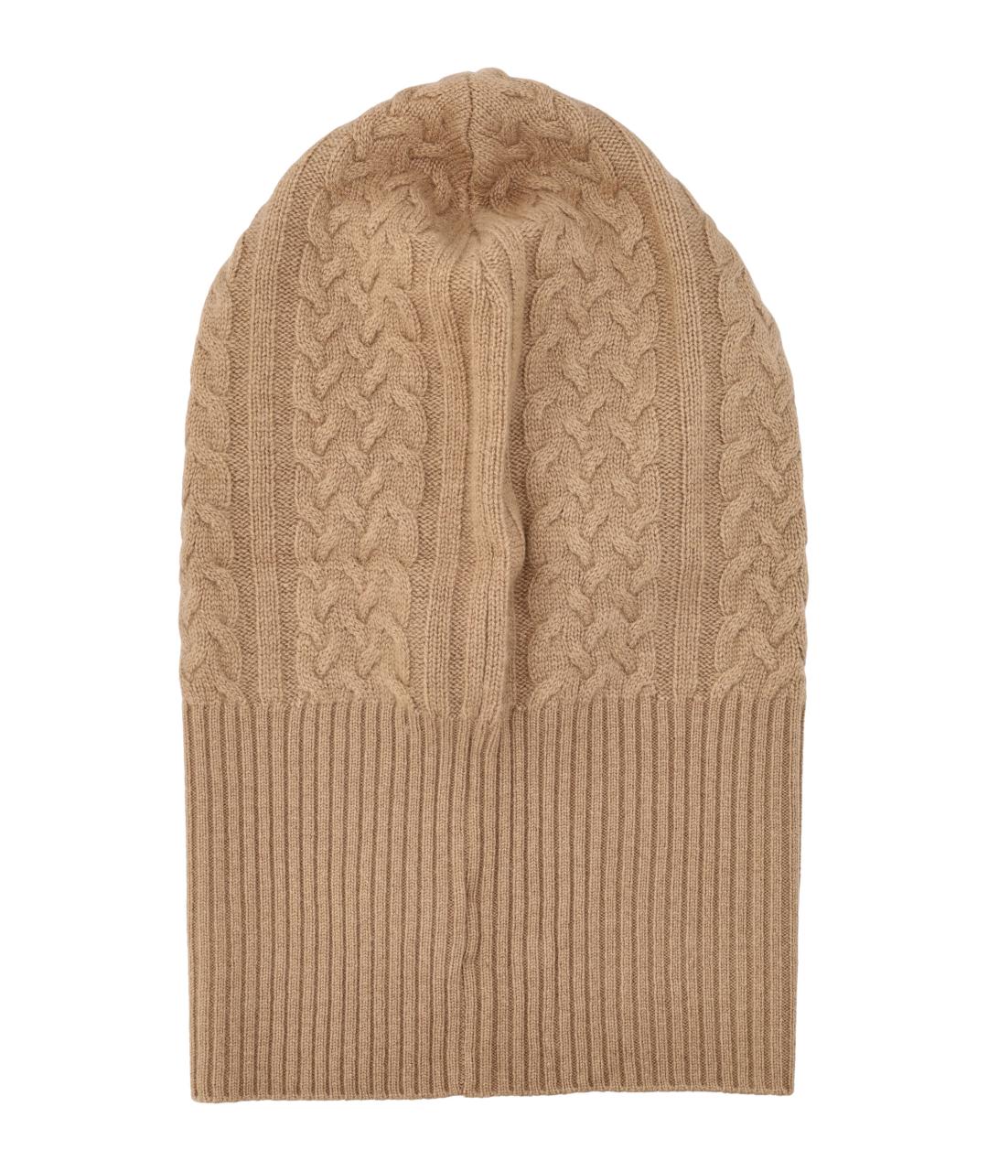 MAX MARA Бежевая кашемировая шапка, фото 2