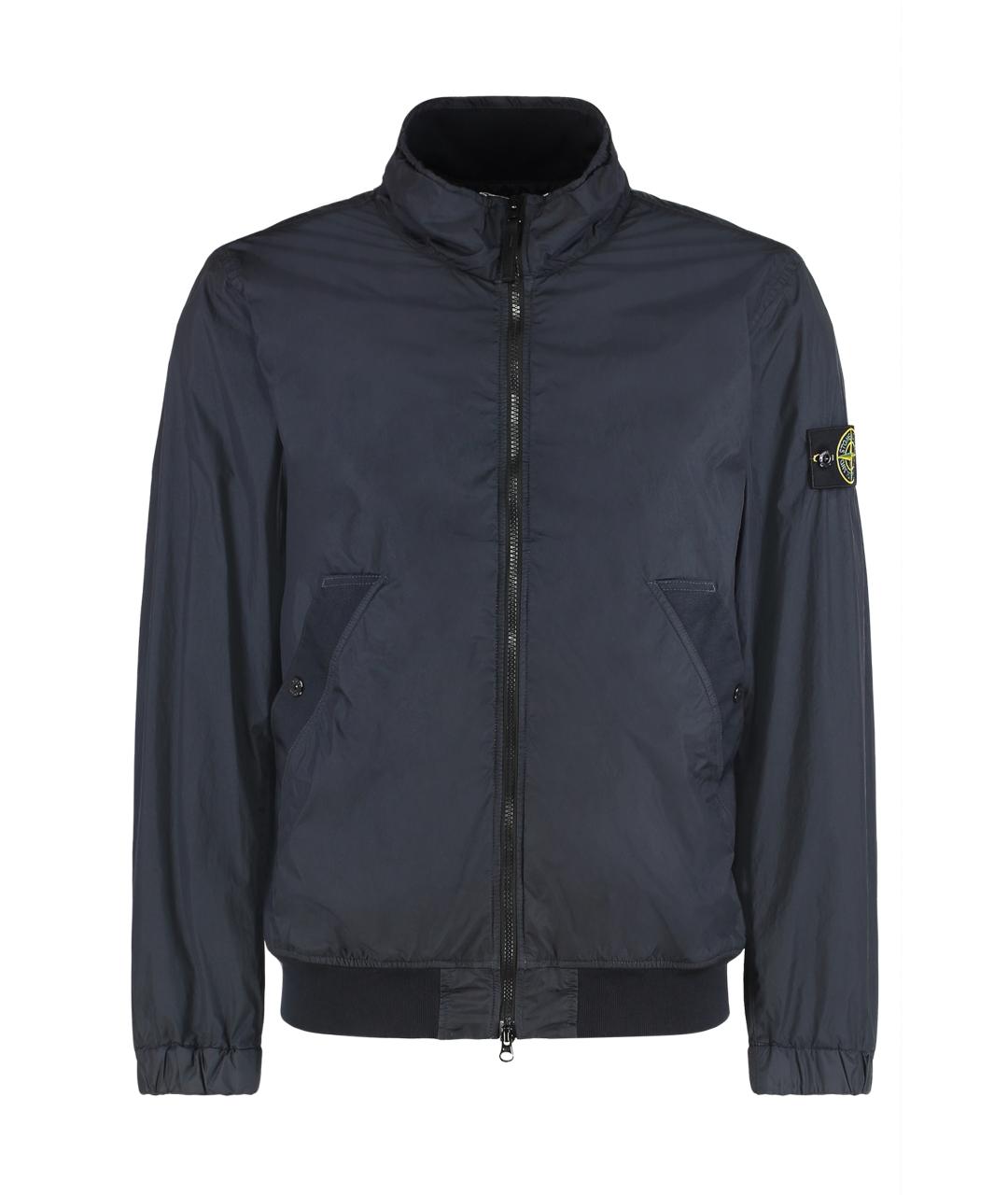 STONE ISLAND Синяя полиамидовая куртка, фото 1