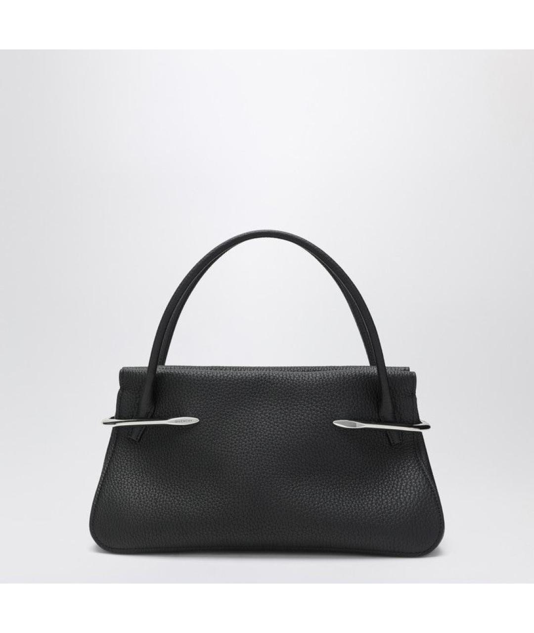 GIVENCHY Черная кожаная сумка тоут, фото 5