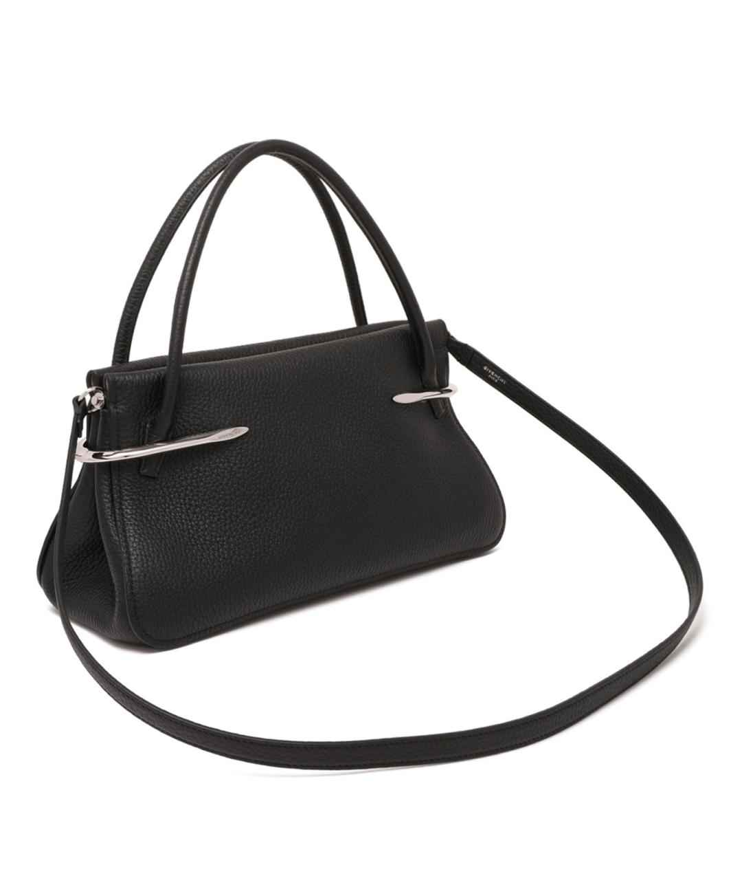 GIVENCHY Черная кожаная сумка тоут, фото 3
