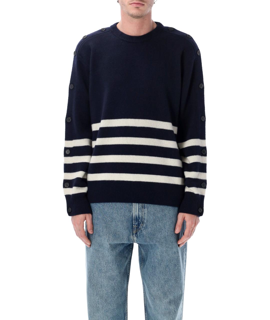 J.W.ANDERSON Синий шерстяной джемпер / свитер, фото 2