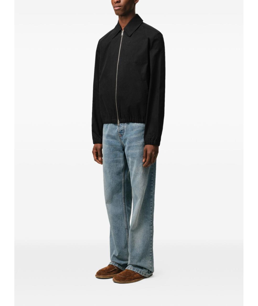 Ami Paris Черная хлопковая куртка, фото 2