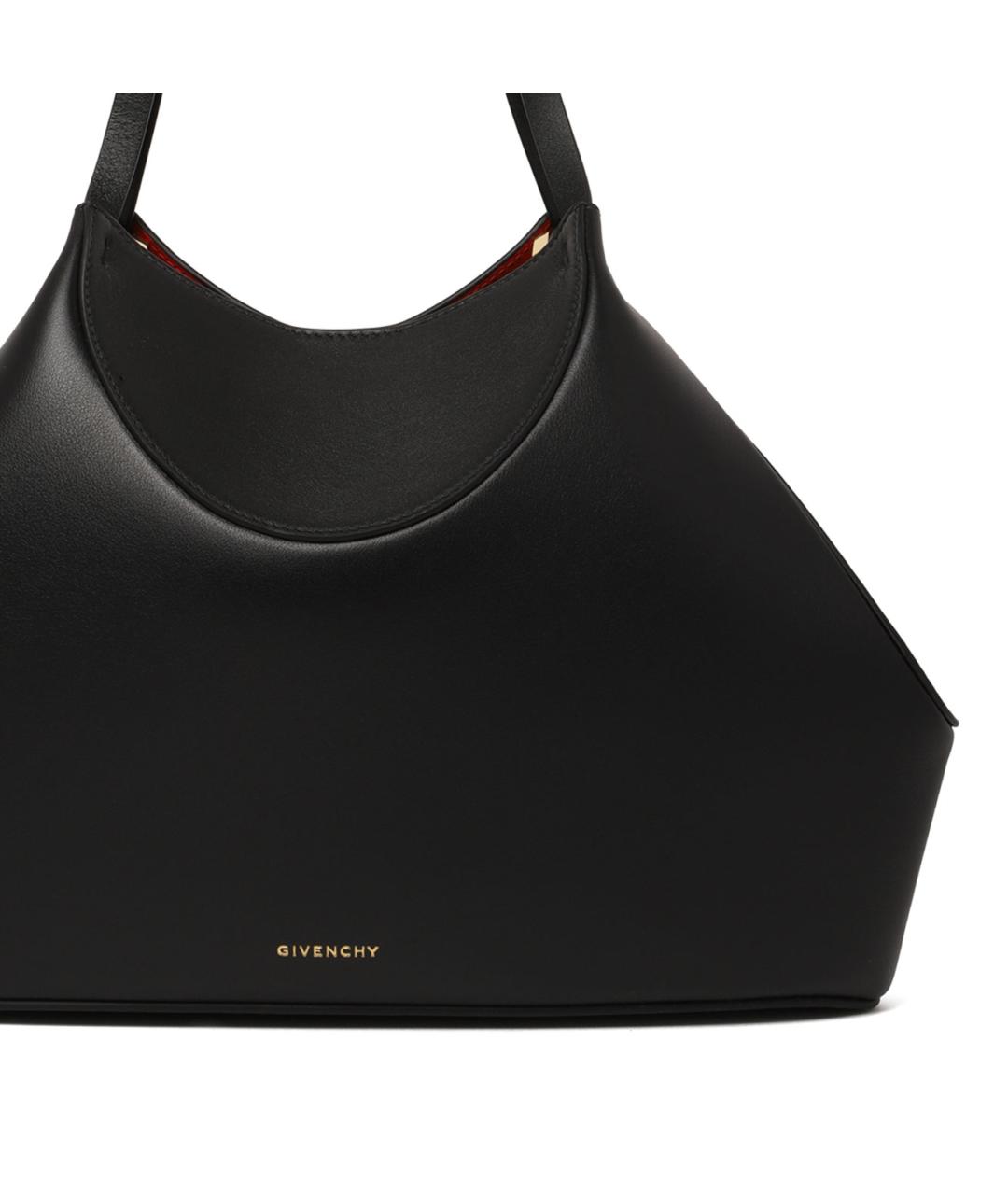 GIVENCHY Черная кожаная сумка тоут, фото 4