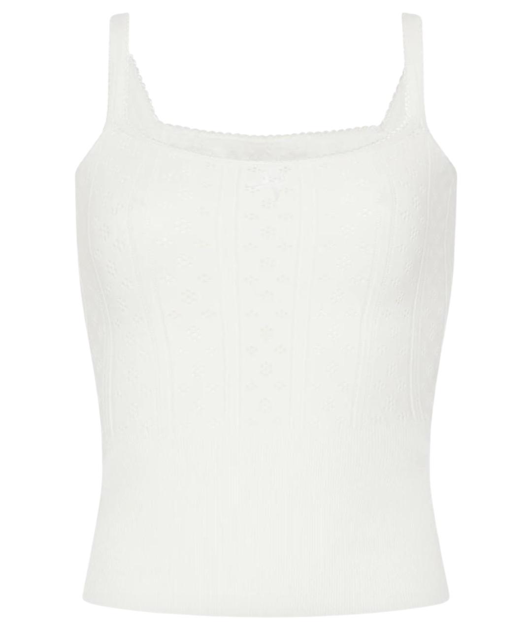 J.W.ANDERSON Белая вискозная майка, фото 1