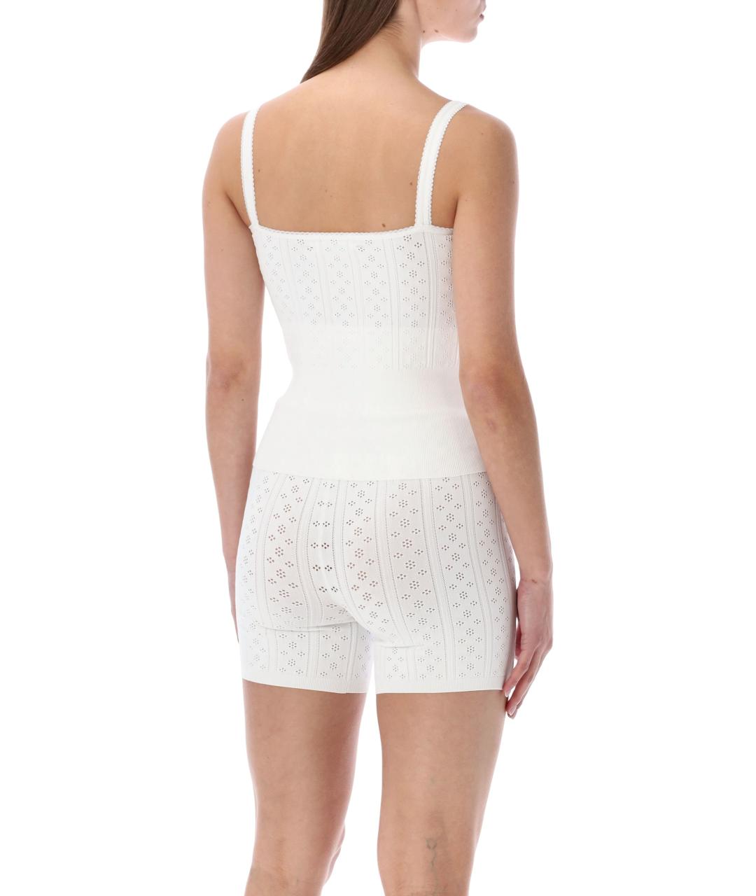 J.W.ANDERSON Белая вискозная майка, фото 3