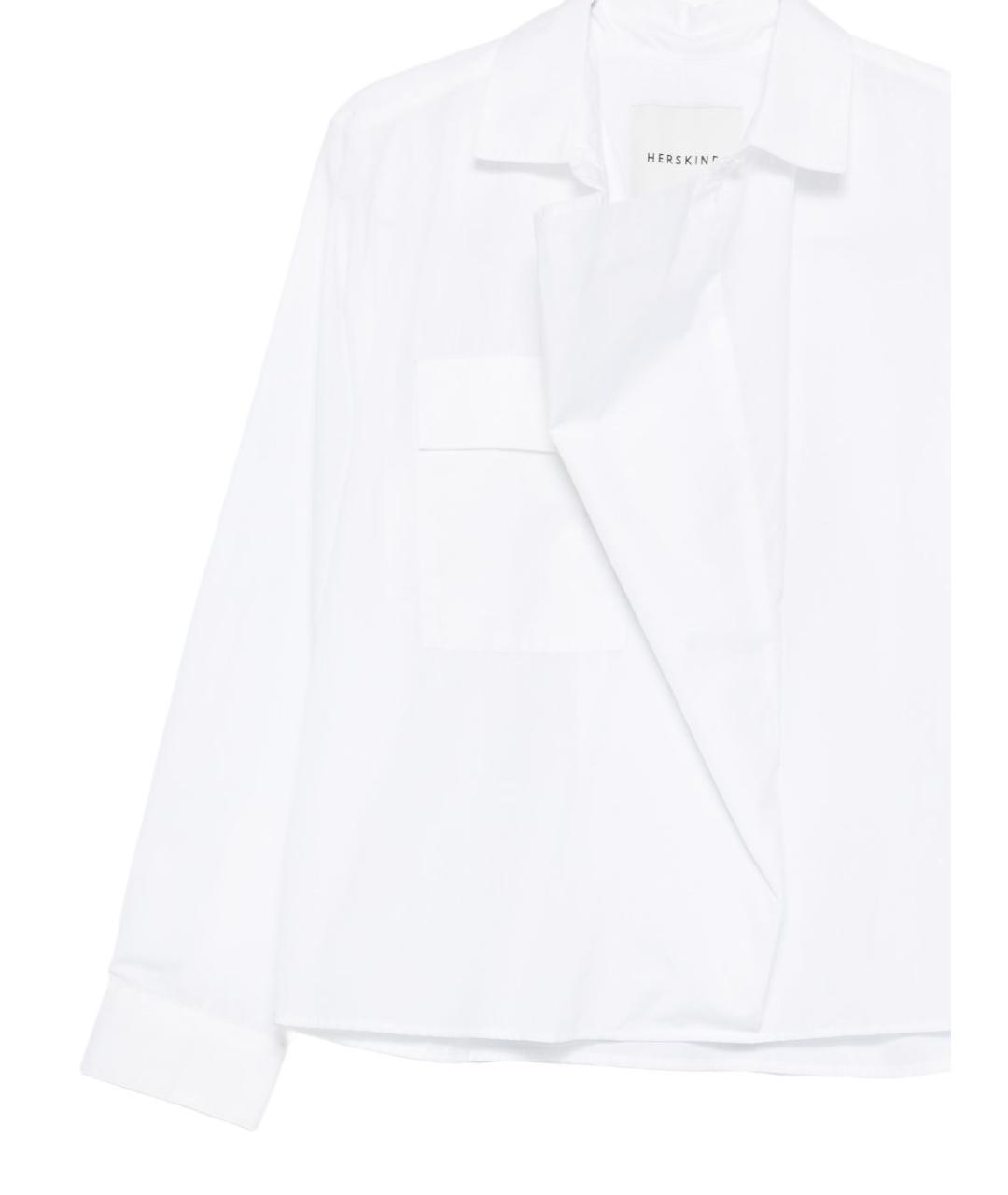 HERSKIND Белая хлопковая рубашка, фото 3