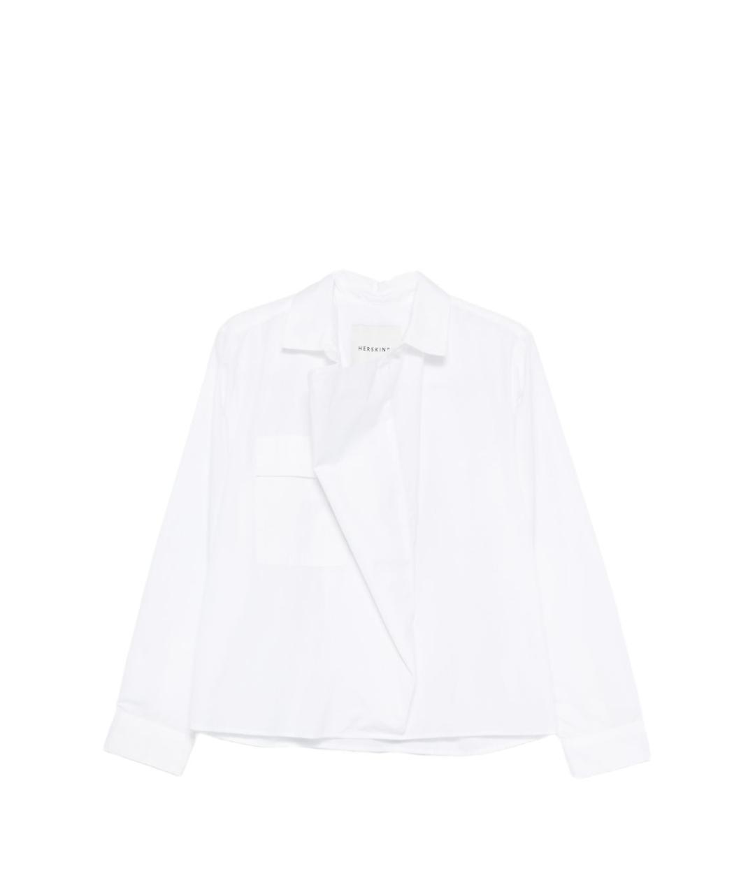 HERSKIND Белая хлопковая рубашка, фото 1