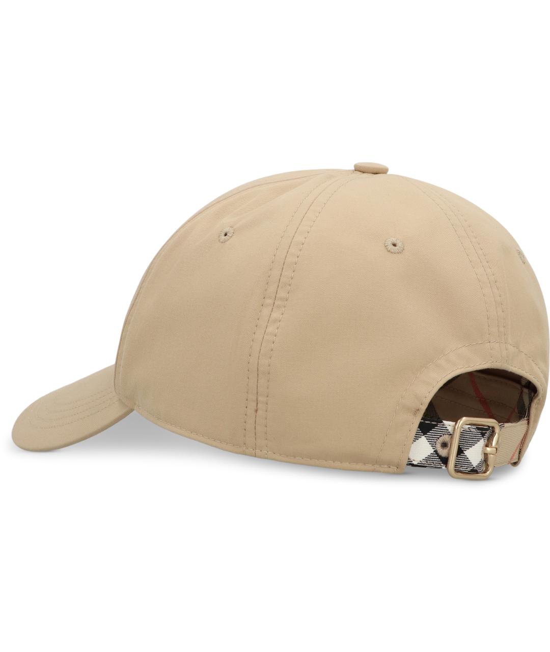 BURBERRY Бежевая хлопковая кепка/бейсболка, фото 2