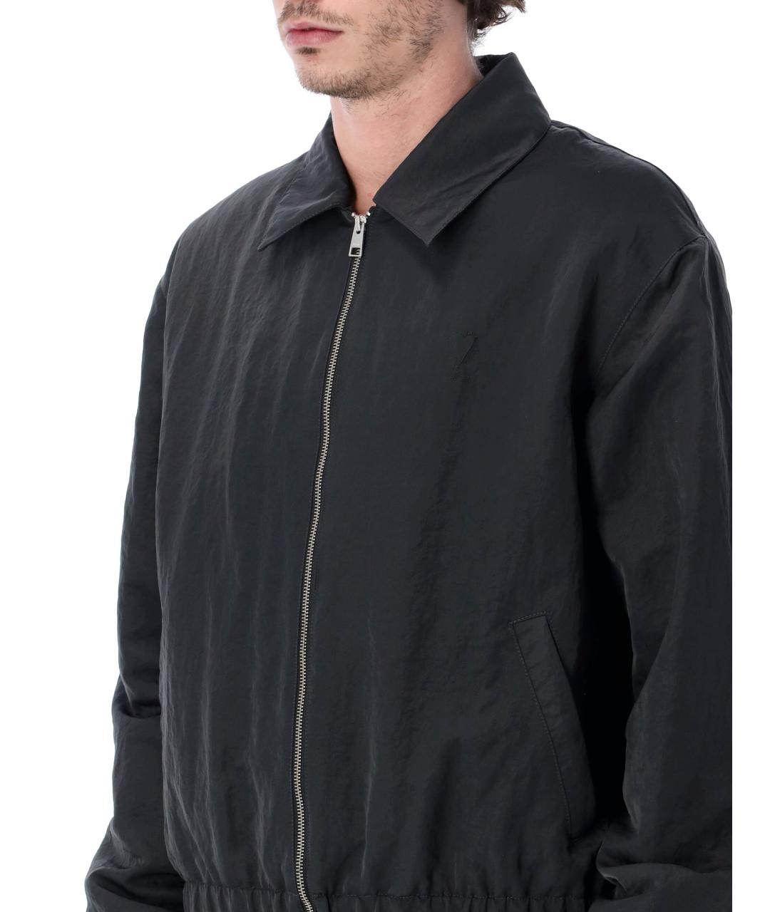 Ami Paris Черная полиамидовая куртка, фото 3