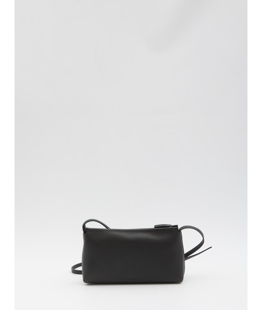 THE ROW Черная кожаная сумка через плечо, фото 2