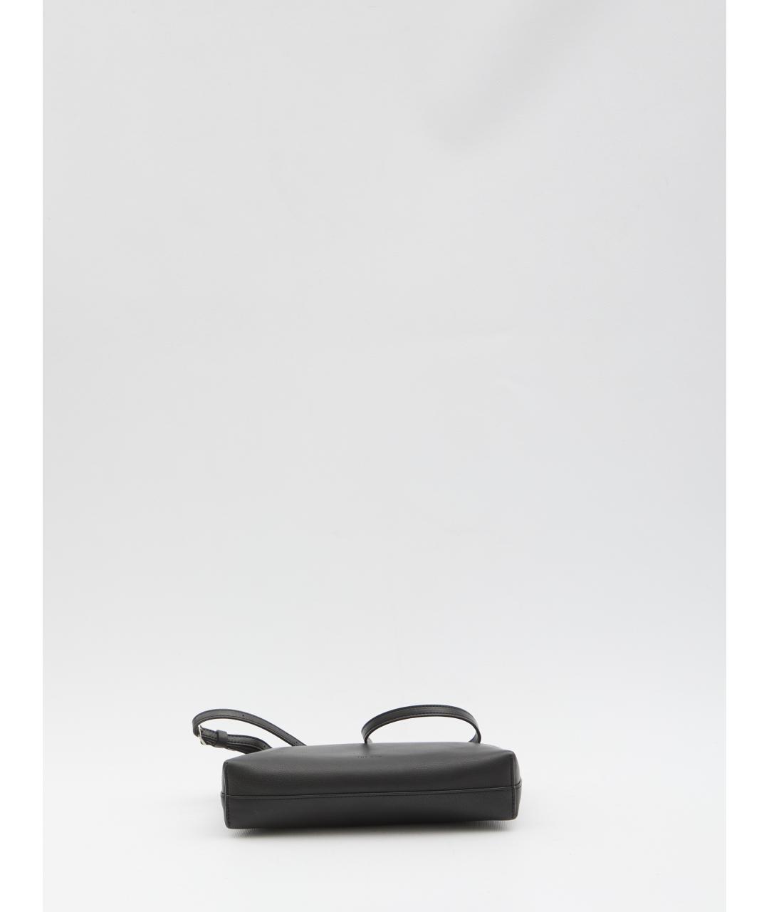 THE ROW Черная кожаная сумка через плечо, фото 4