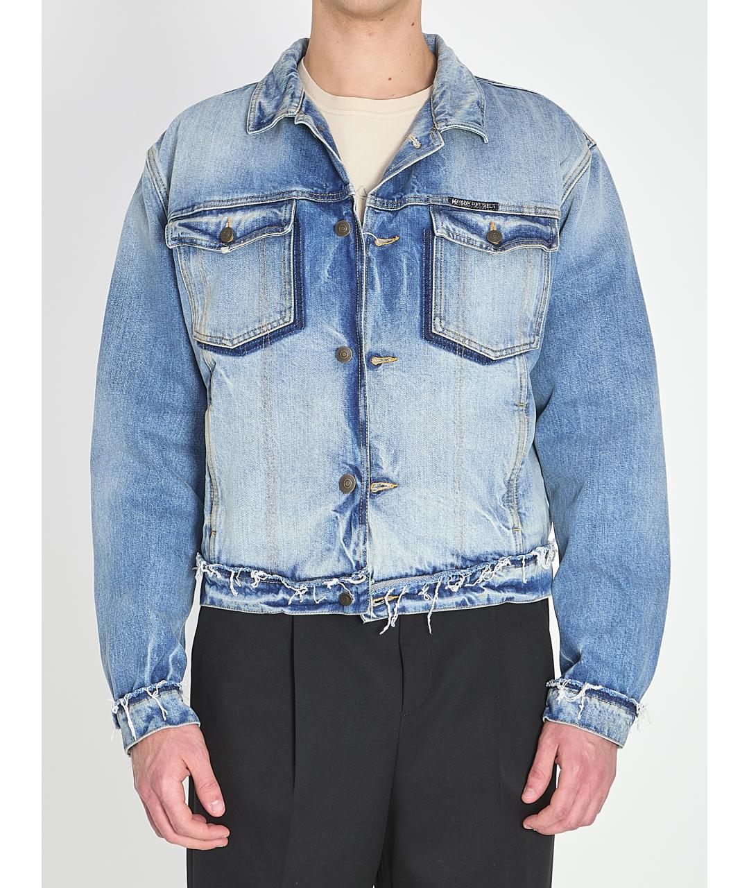 MAISON MARGIELA Синяя хлопковая куртка, фото 2