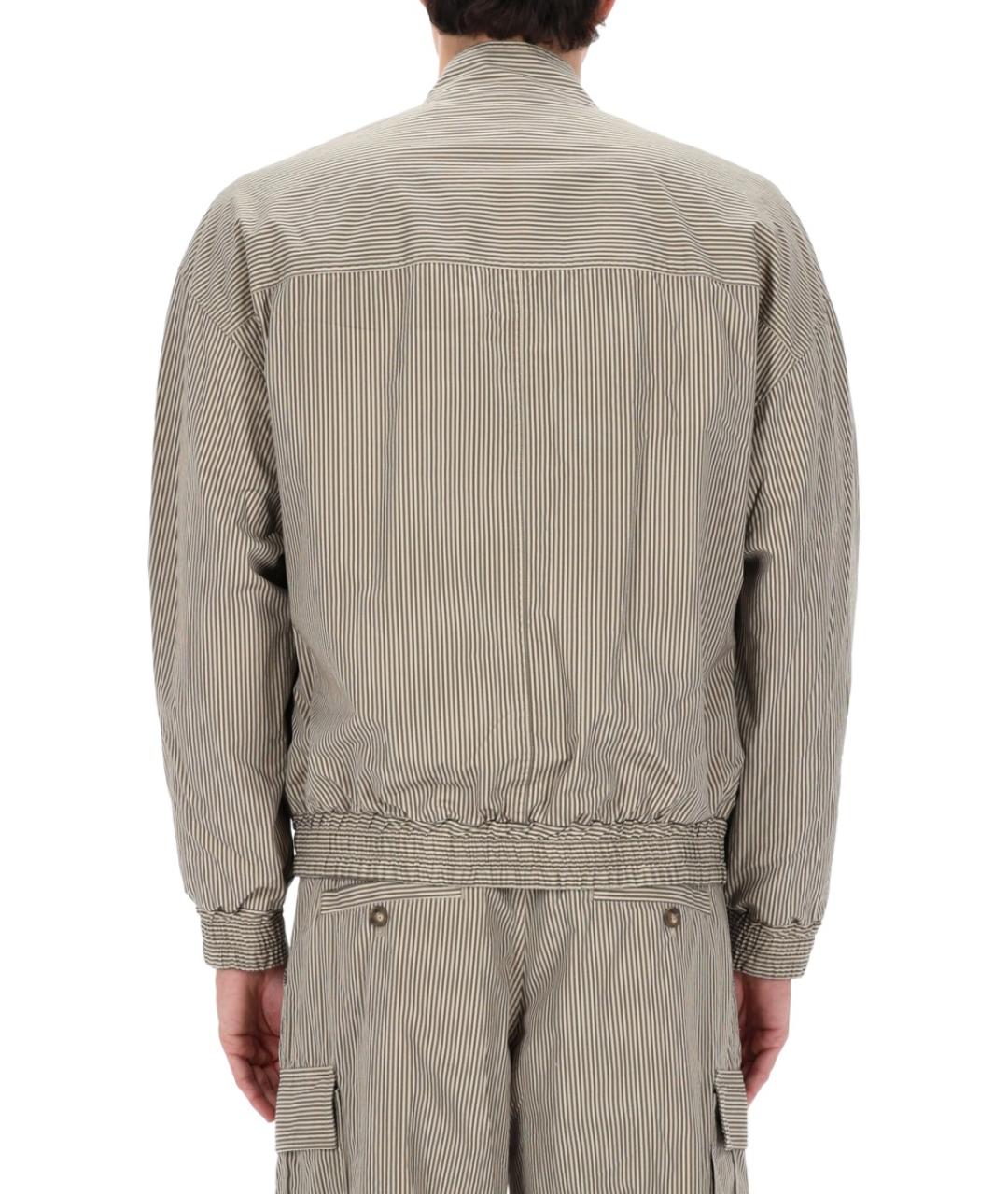 ISABEL MARANT Бежевая хлопковая куртка, фото 5