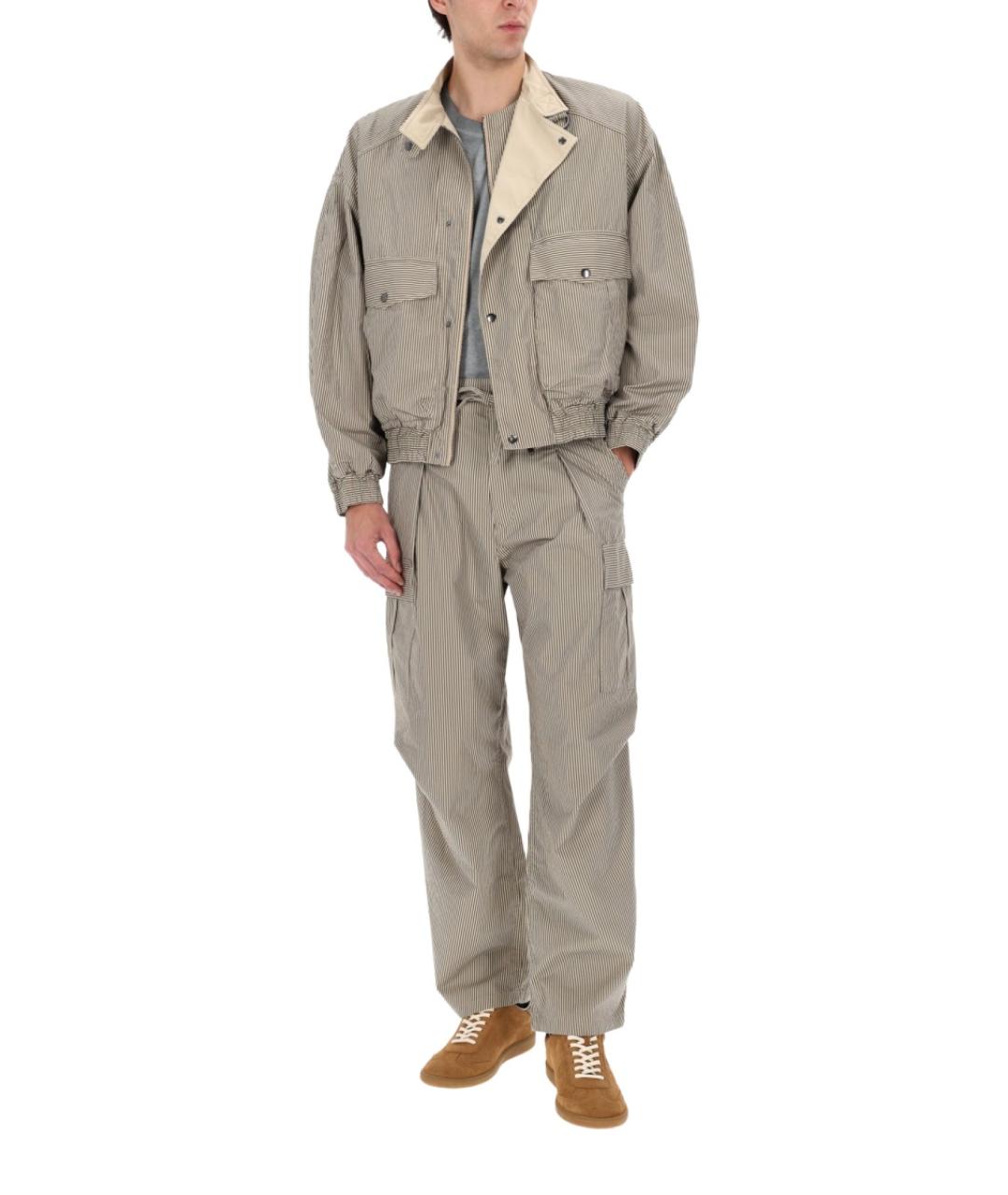 ISABEL MARANT Бежевая хлопковая куртка, фото 2