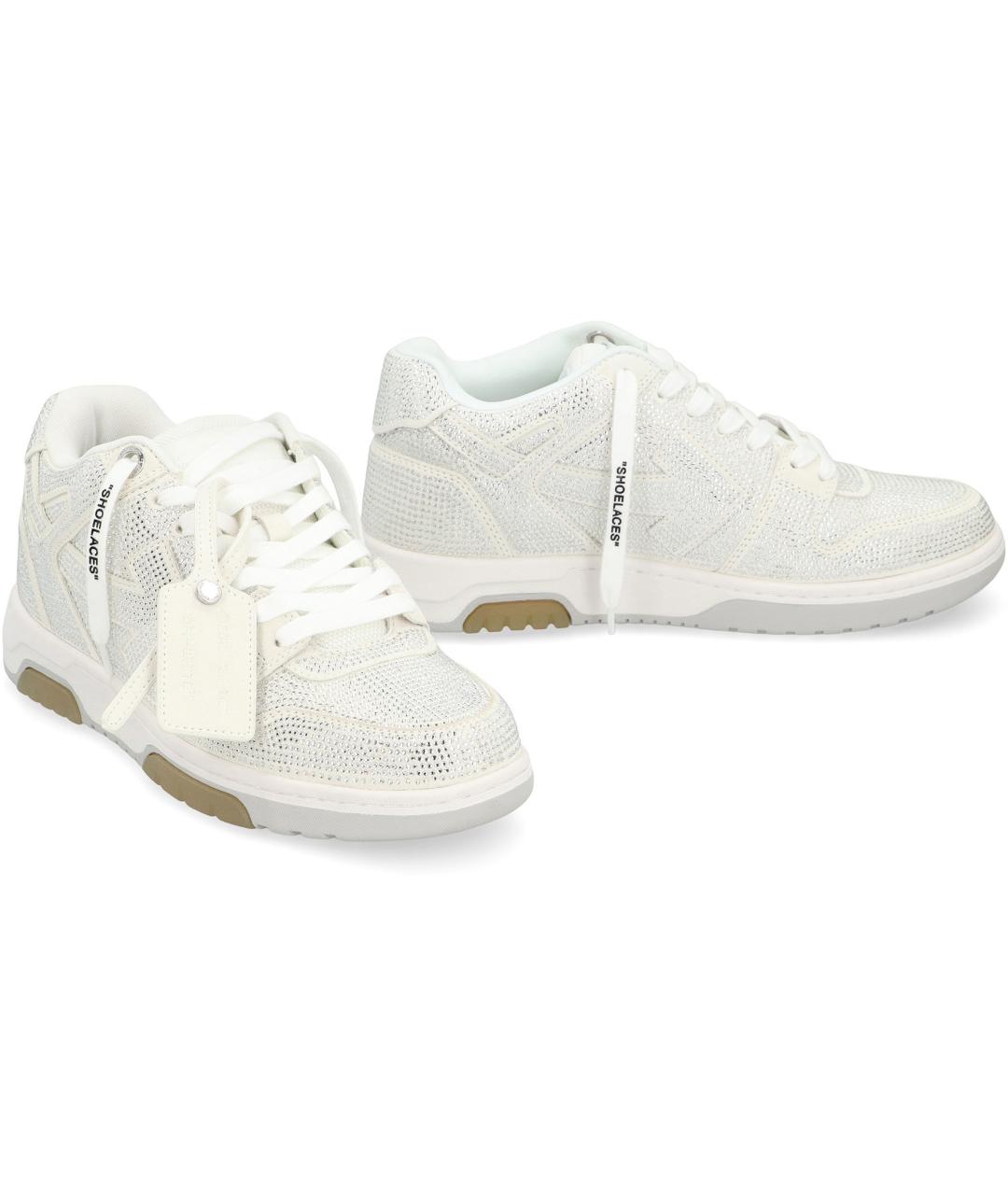 OFF-WHITE Белые кроссовки, фото 3