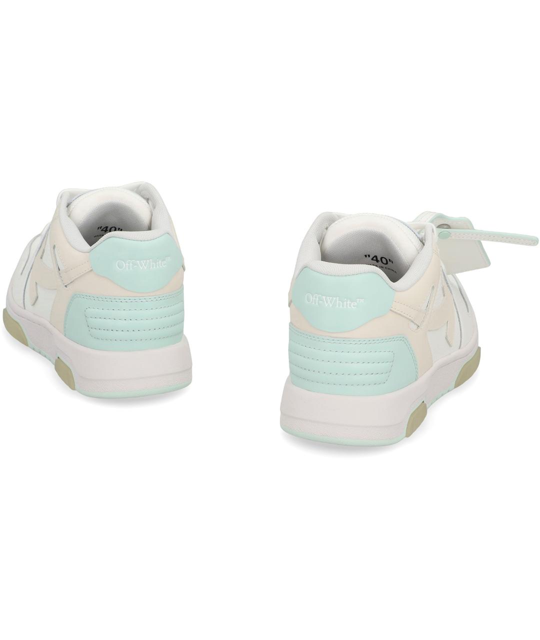 OFF-WHITE Мульти кожаные кеды, фото 3