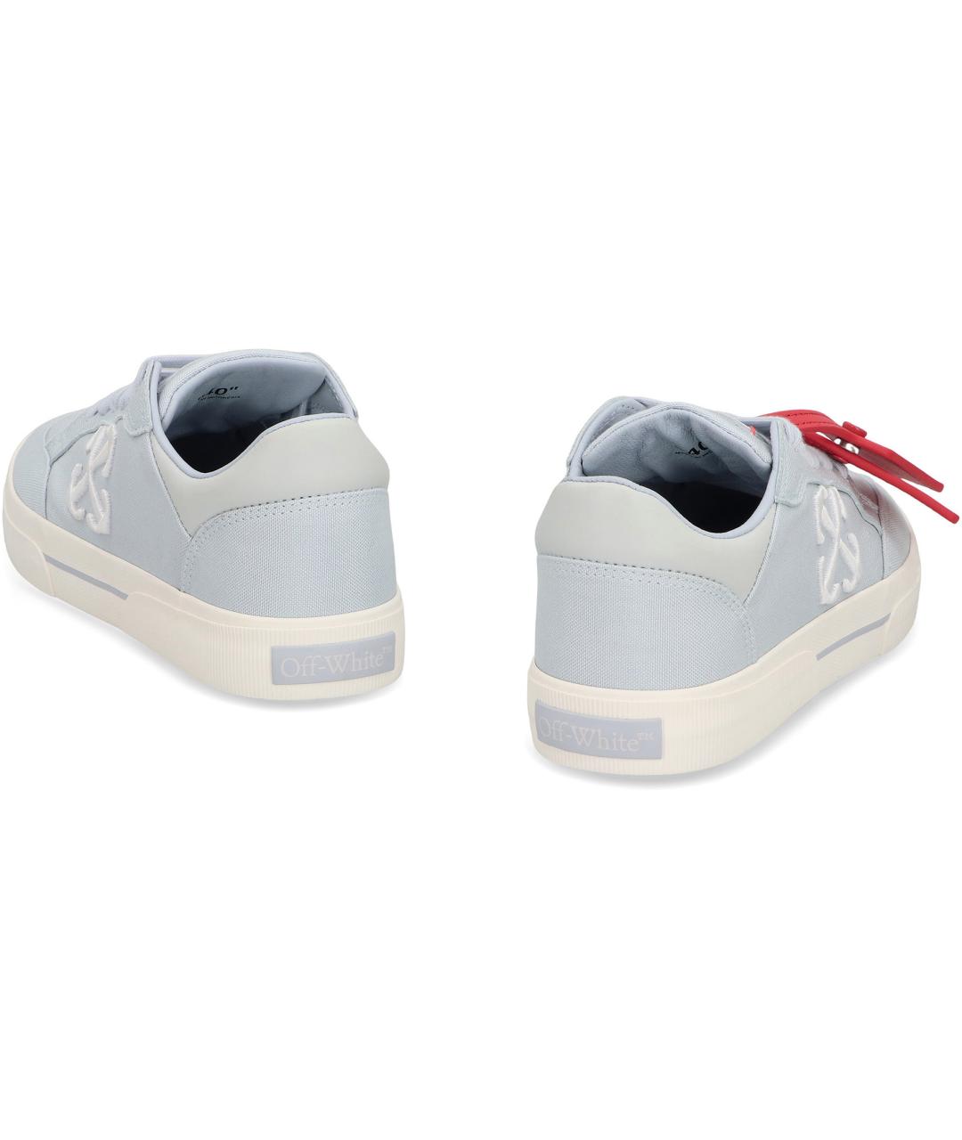 OFF-WHITE Серые текстильные кеды, фото 3