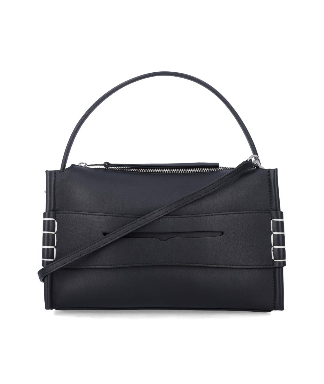 J.W.ANDERSON Черная кожаная сумка на плечо, фото 1