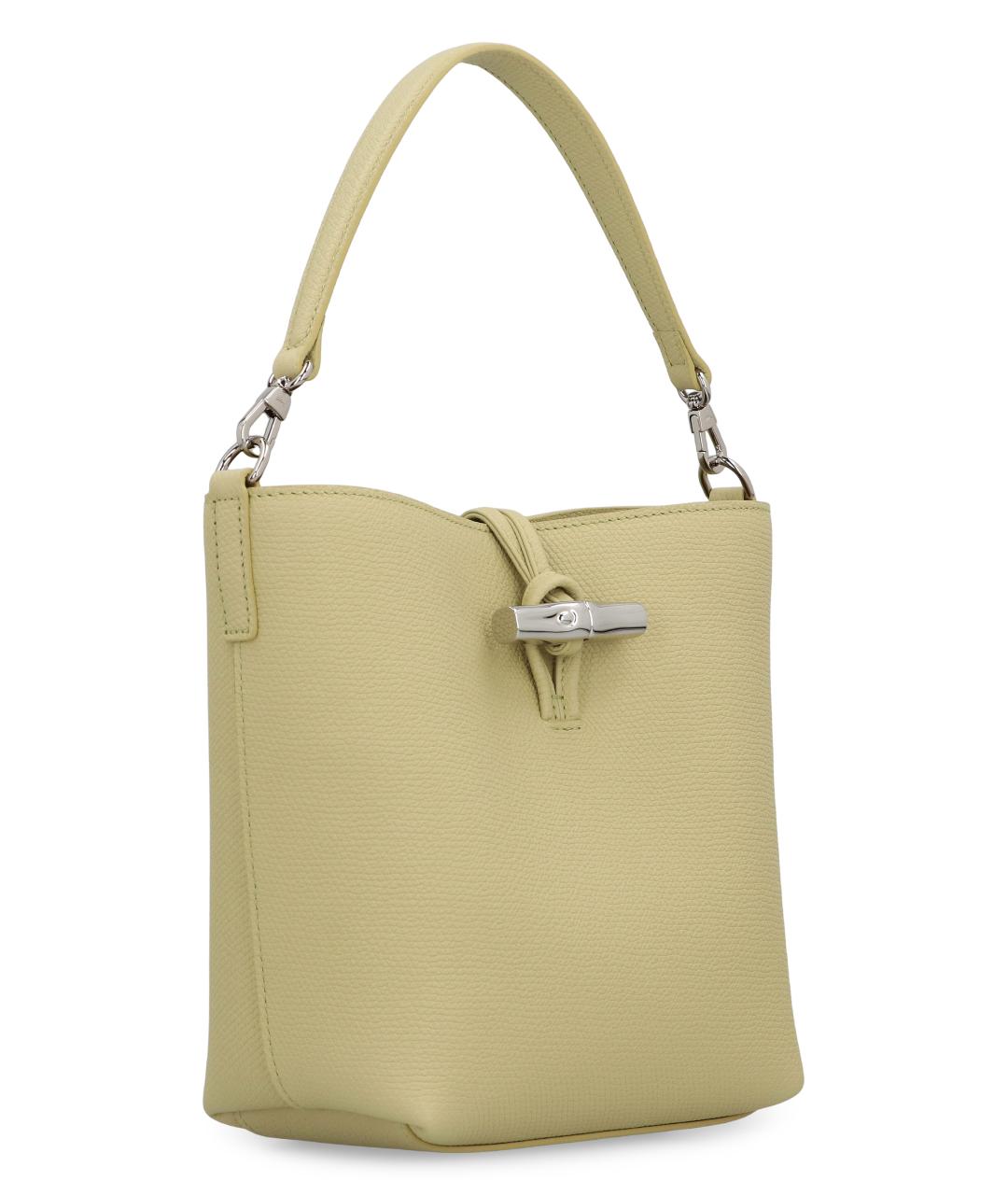 LONGCHAMP Зеленая кожаная сумка через плечо, фото 2