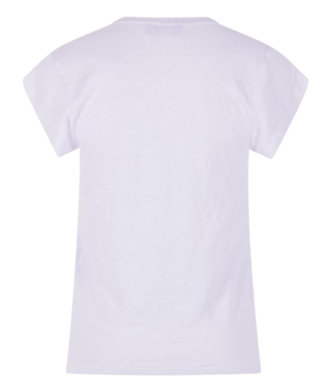 ISABEL MARANT Белая льняная футболка, фото 2