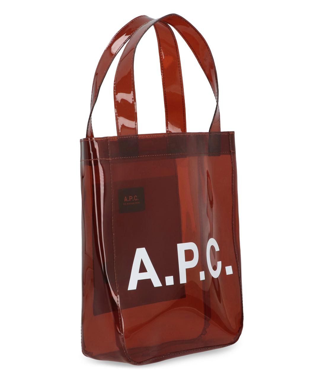 A.P.C. Коричневая сумка тоут, фото 2