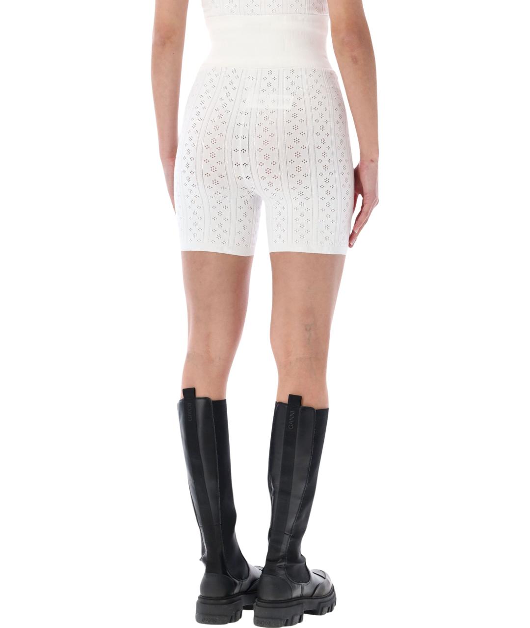 J.W.ANDERSON Белые вискозные шорты, фото 3